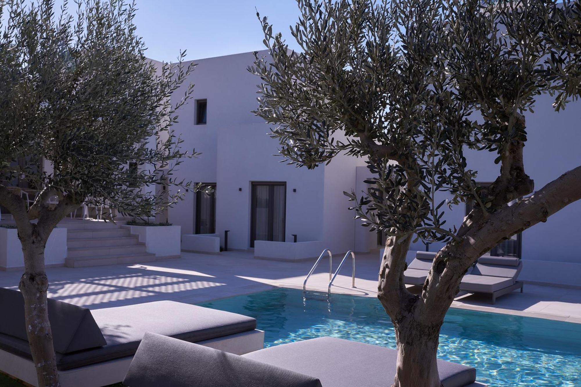 Isida Andros Hotel Áyios Pétros Bagian luar foto